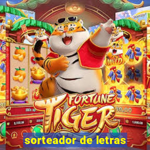 sorteador de letras